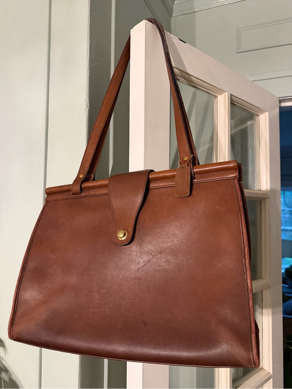 Coach Vintage Brown Leather Barclay Tote bag